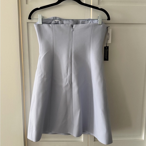 Wilfred Aritzia Appraise Strapless Dress 6 NWT | Blue Mini - Picture 11 of 16